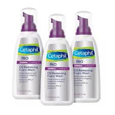 Cetaphil Oil Removing Foam Wash, 8 fl. oz., 3 pk.