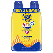 Banana Boat Sport Kids Sunscreen Spray, SPF 50, 9.5 oz., 2 pk.