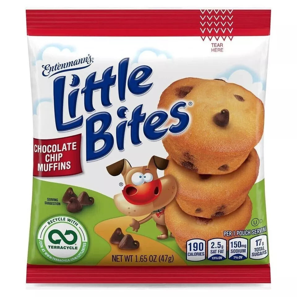 Entenmann's Little Bites Chocolate Chip Muffins, 1.65 oz., 20 pk.