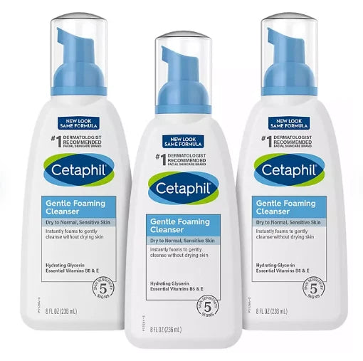 Cetaphil Gentle Foaming Cleanser (8 fl. oz., 3 pk.)