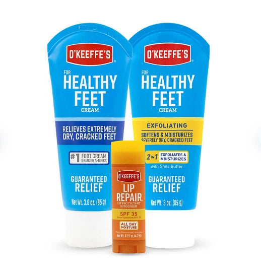 O'Keeffe's Healthy Feet and Lip Repair Variety Kit