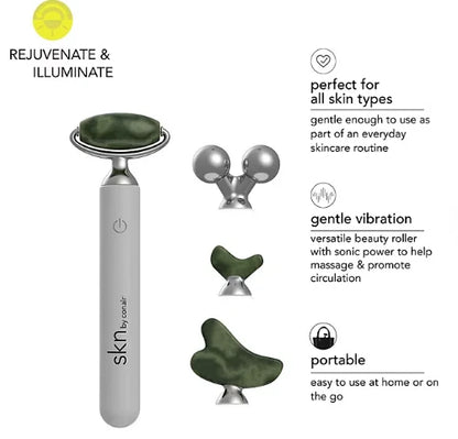 skn by conair Jade Vibe Roller Kit with Attachments, FR02