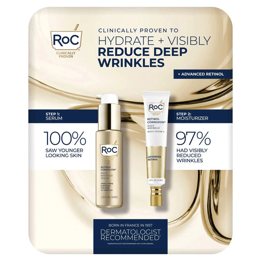 RoC Retinol Deep Wrinkle Serum & Night Cream Kit