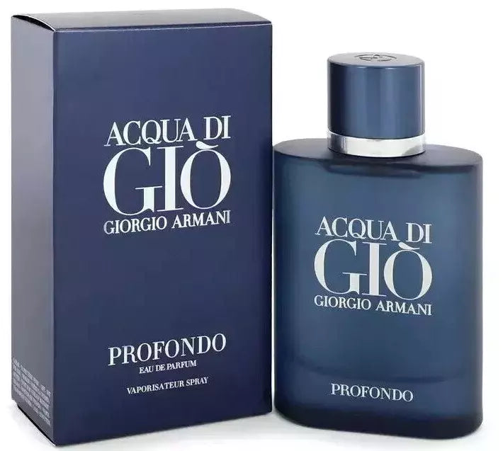 Giorgio Armani Acqua Di Gio Profondo Eau De Parfum For Men 100 ML 3.4 FL.OZ NIB