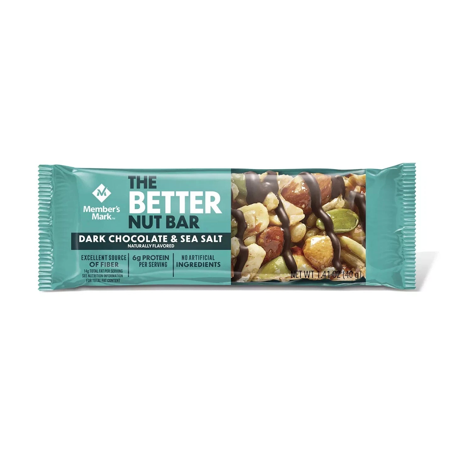 Member's Mark The Better Nut Bar, Dark Chocolate and Sea Salt, 24 ct.