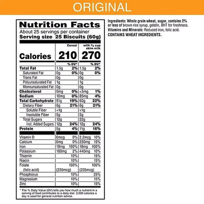 Kellogg's Frosted Mini-Wheats Breakfast Cereal, 55 oz.