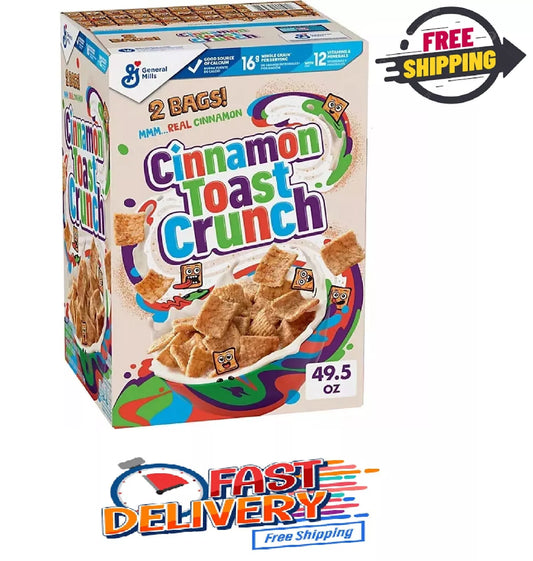 Cinnamon Toast Crunch Cereal, 49.5 oz.