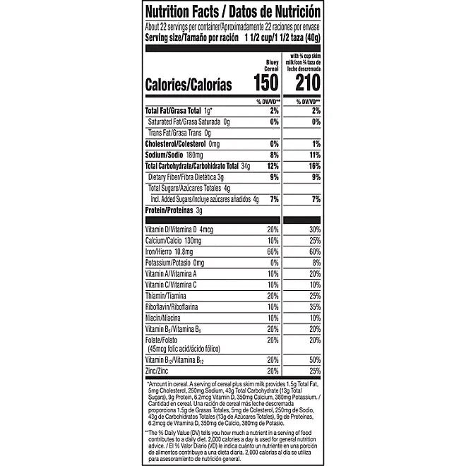 Bluey Cereal, 31.2 oz.