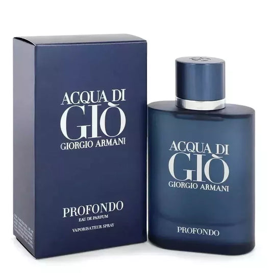 Giorgio Armani Acqua Di Gio Profondo Eau De Parfum For Men 100 ML 3.4 FL.OZ NIB