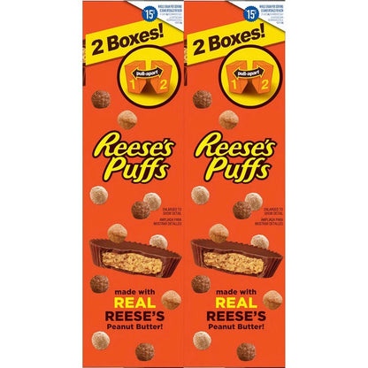 Reese's Puffs Peanut Butter Chocolate Cereal, 51.4 oz.